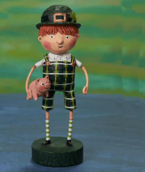 Paddy O' Swine St. Patrick's Day Mitchell Collectible Figurine - Quirks!