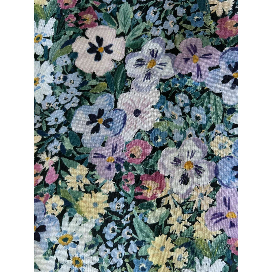 Painted Floral Vintage Dress