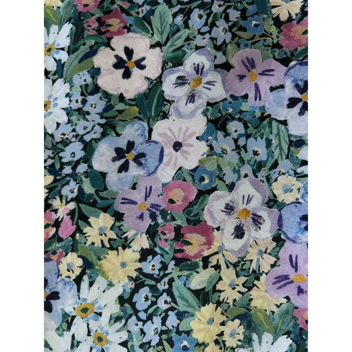 Painted Floral Vintage Dress