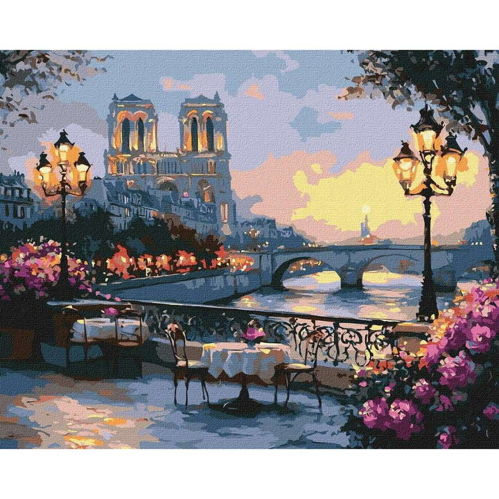 Painting by Numbers kit A French landscape KHO2905