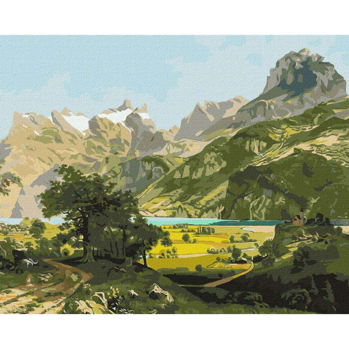 Painting by Numbers kit A magical landscape KHO2875