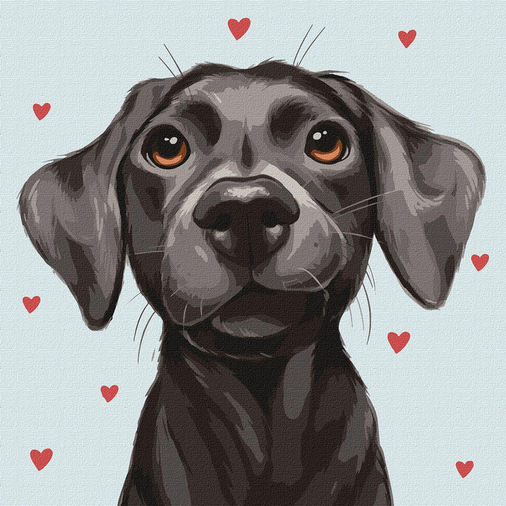 Painting by Numbers kit Affectionate friend KHO4332