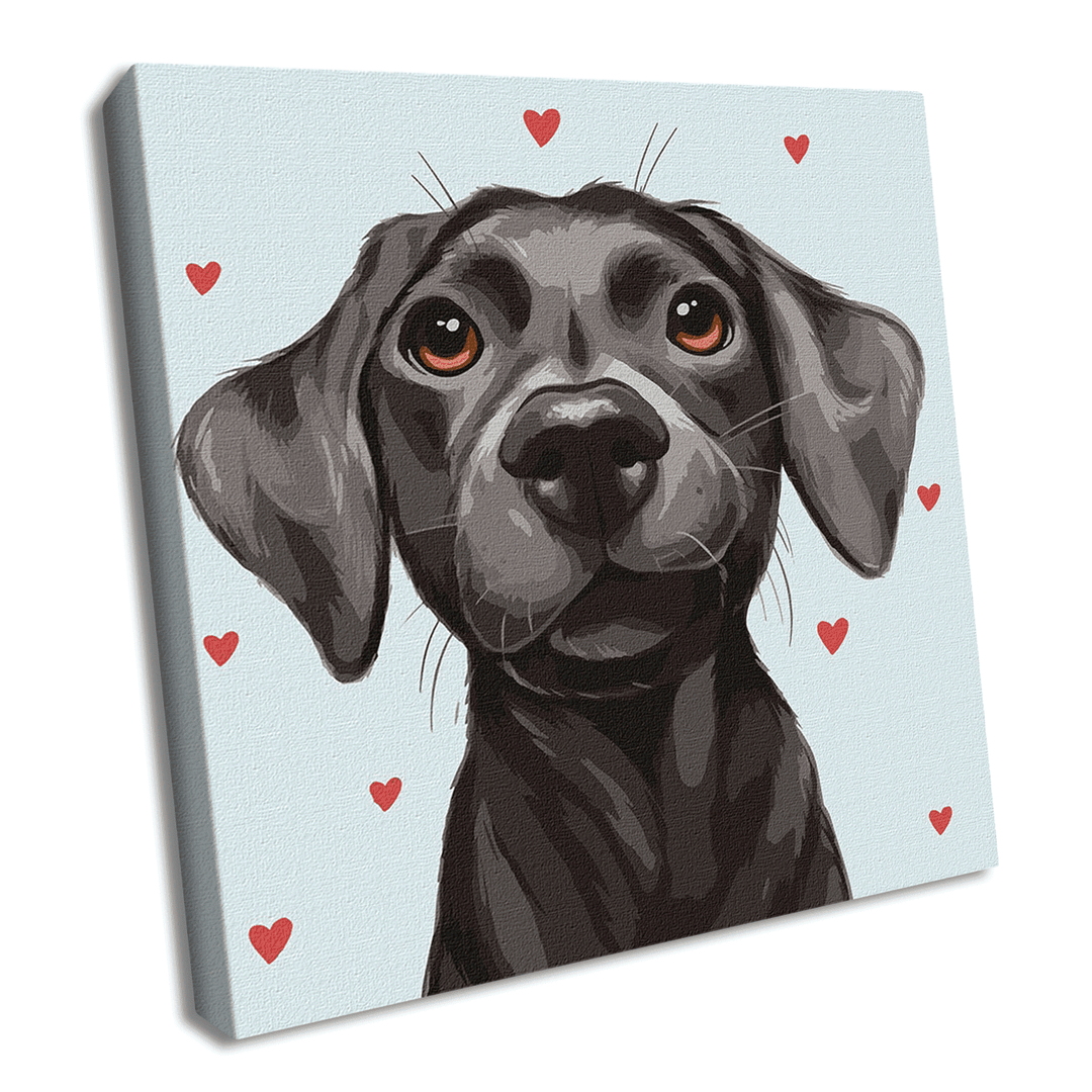 Painting by Numbers kit Affectionate friend KHO4332