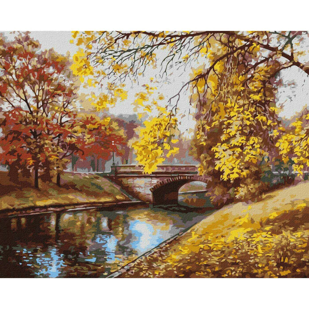 Painting by Numbers kit Autumn landscape KHO2879
