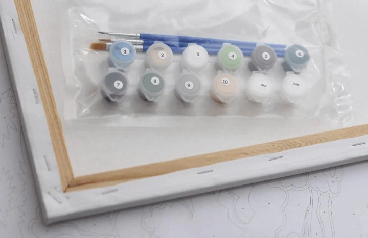 Painting by Numbers kit Blooming lavender KHO2839