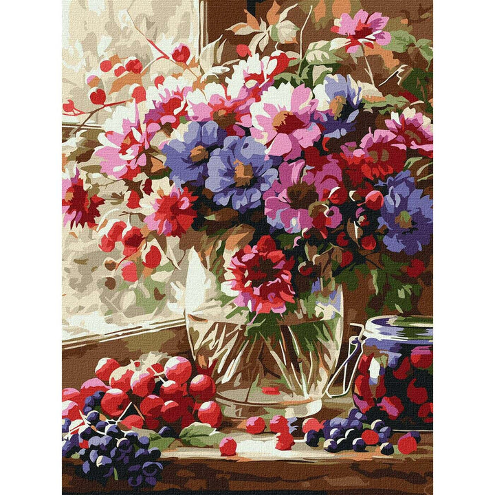 Painting by Numbers kit Bouquet and fruit KHO5693