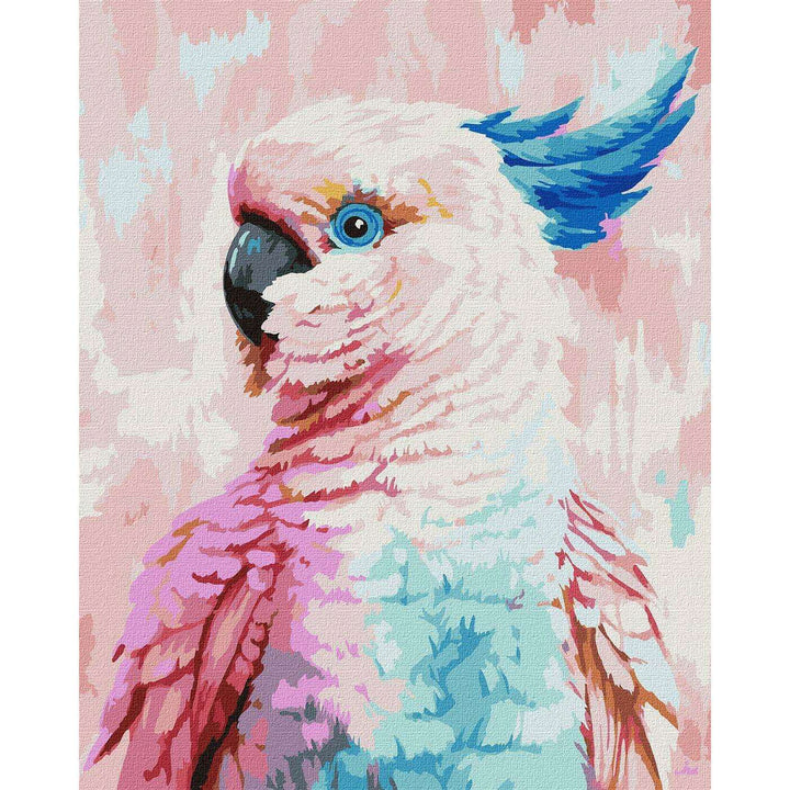 Painting by Numbers kit Bright cockatoo KHO4398