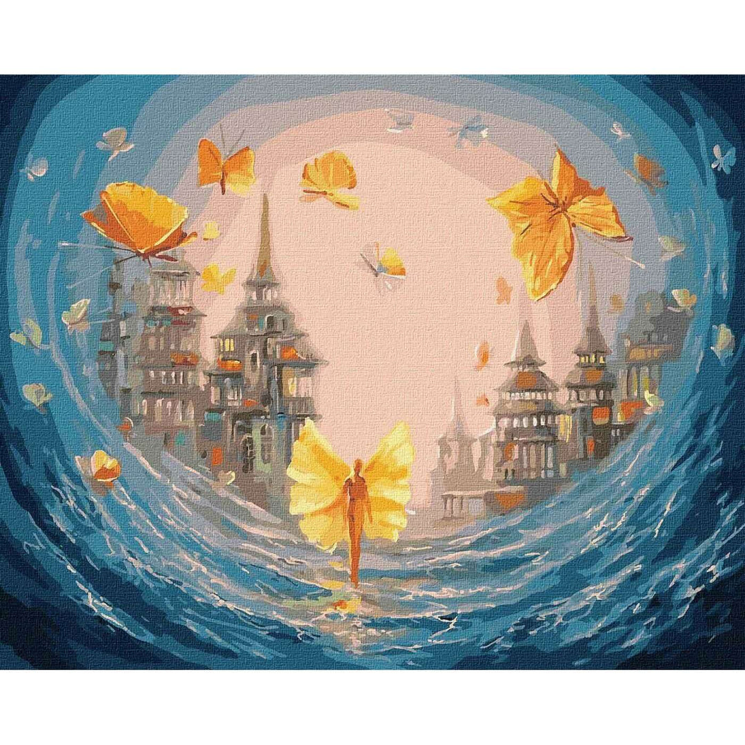 Painting by Numbers kit Butterflies of the soul KHO5026