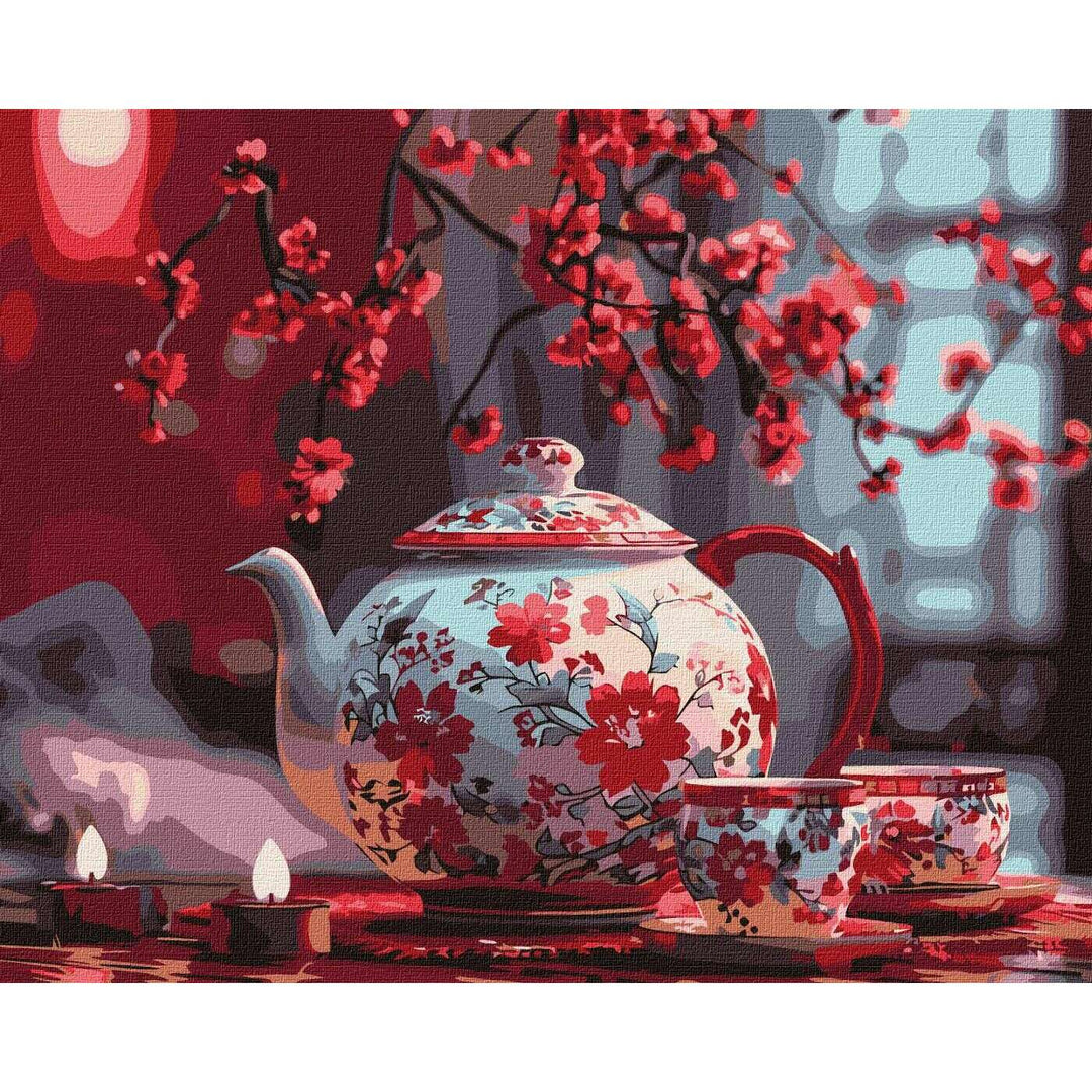 Painting by Numbers kit Candlelit tea KHO5704