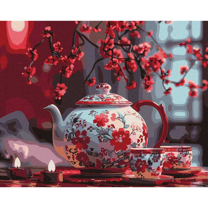 Painting by Numbers kit Candlelit tea KHO5704