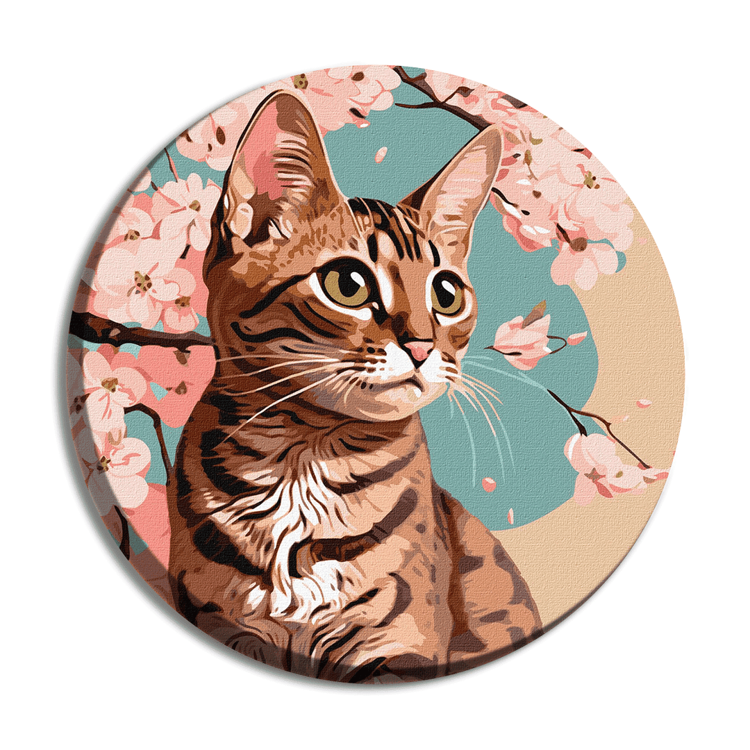 Painting by Numbers kit Charming kitten KHO-R1012