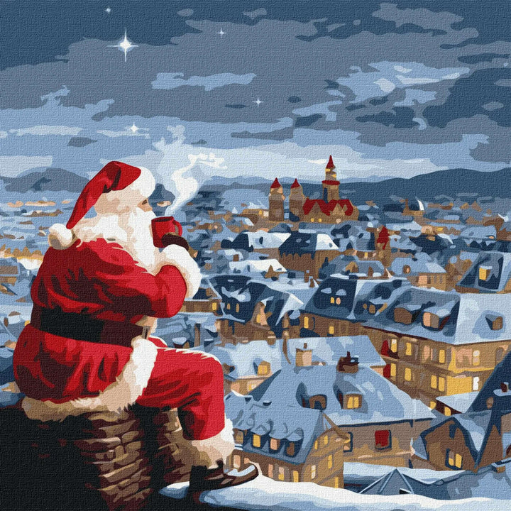 Painting by Numbers kit Christmas night KHO8352