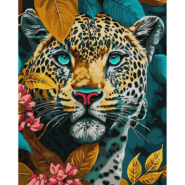 Painting by Numbers kit Dangerous beast with extra metallic paints  KHO6536