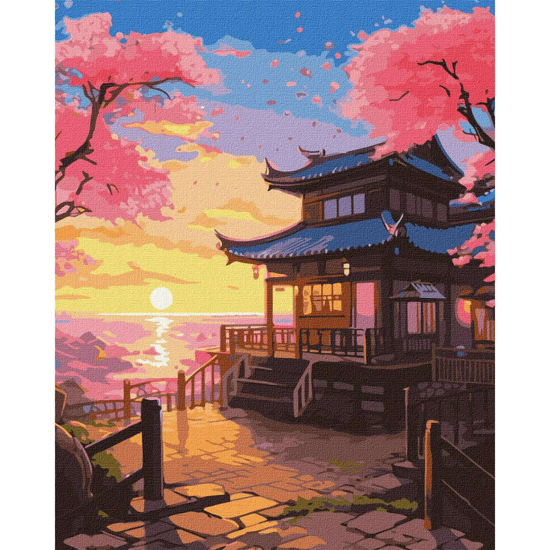Painting by Numbers kit Dreamy sunset KHO6340
