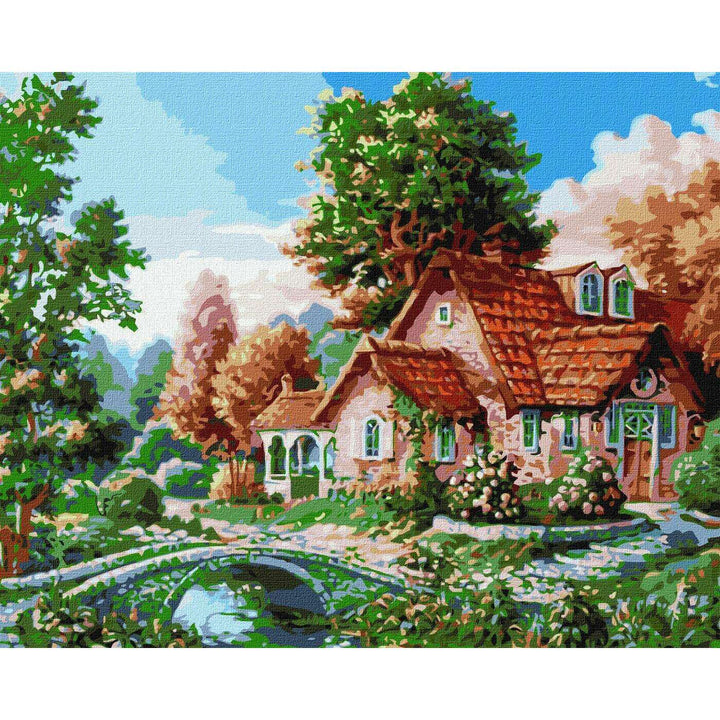 Painting by Numbers kit Grandma's house KHO6306