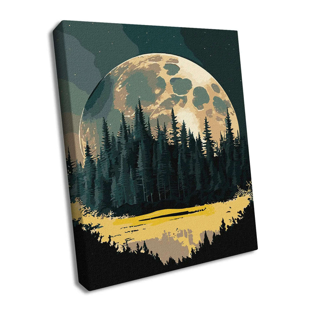 Painting by Numbers kit Mysterious edge with extra metallic paints  KHO5108