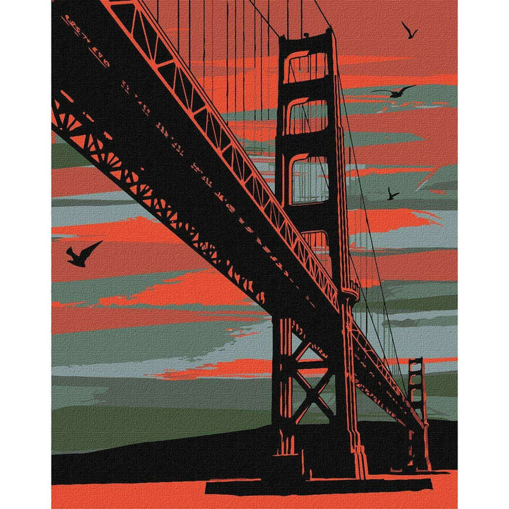 Painting by Numbers kit Mystic San Francisco KHO3625