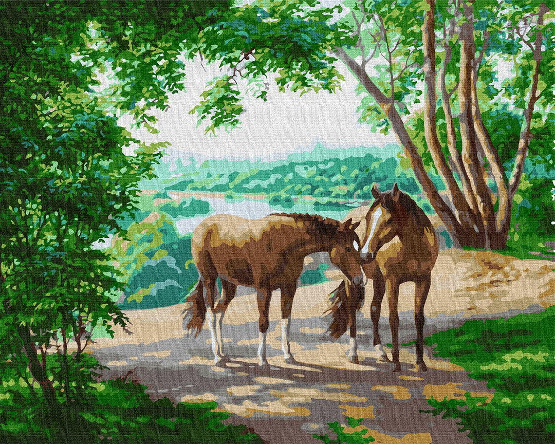 Painting by Numbers kit On a walk KHO4371