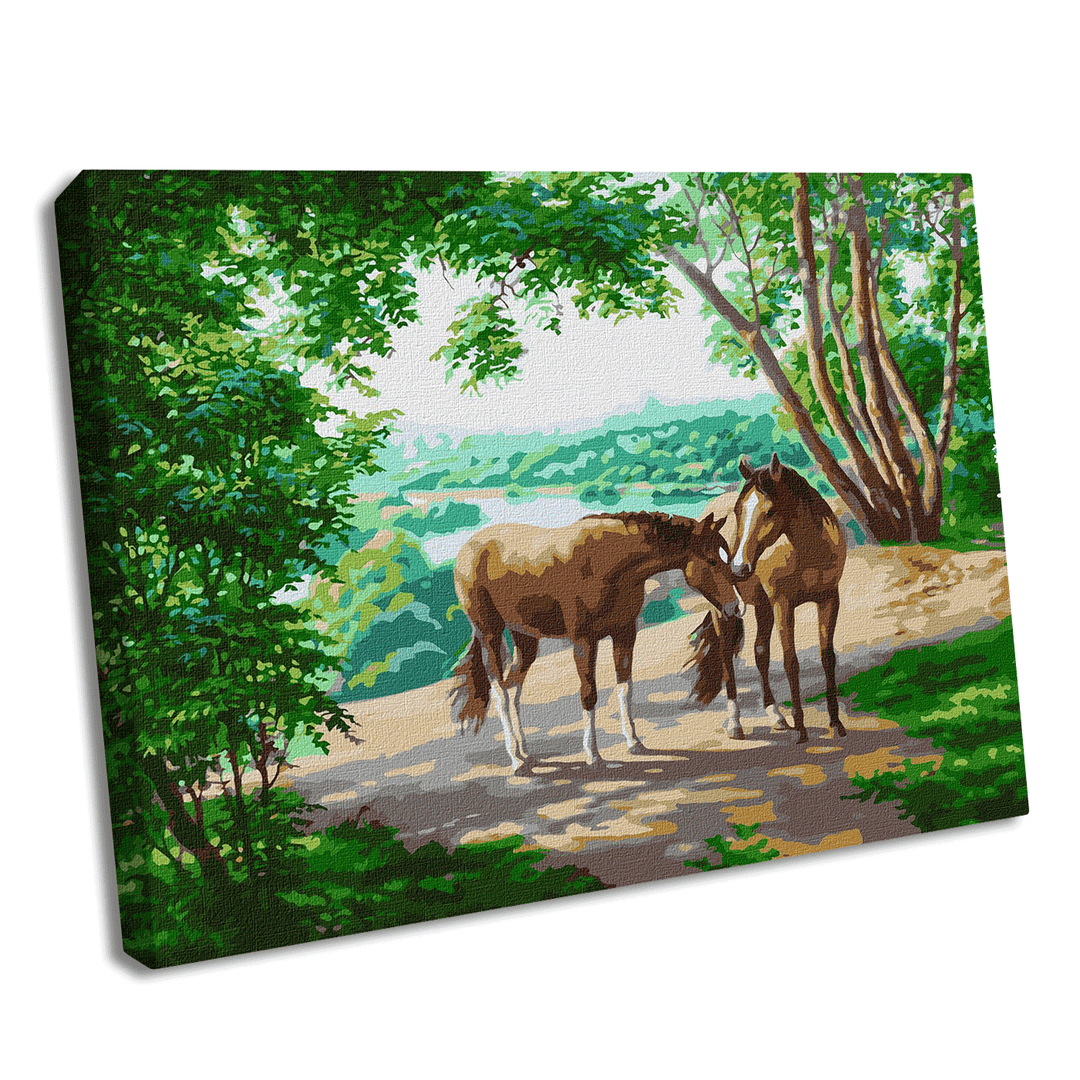 Painting by Numbers kit On a walk KHO4371