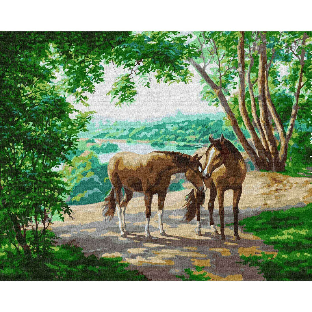 Painting by Numbers kit On a walk KHO4371
