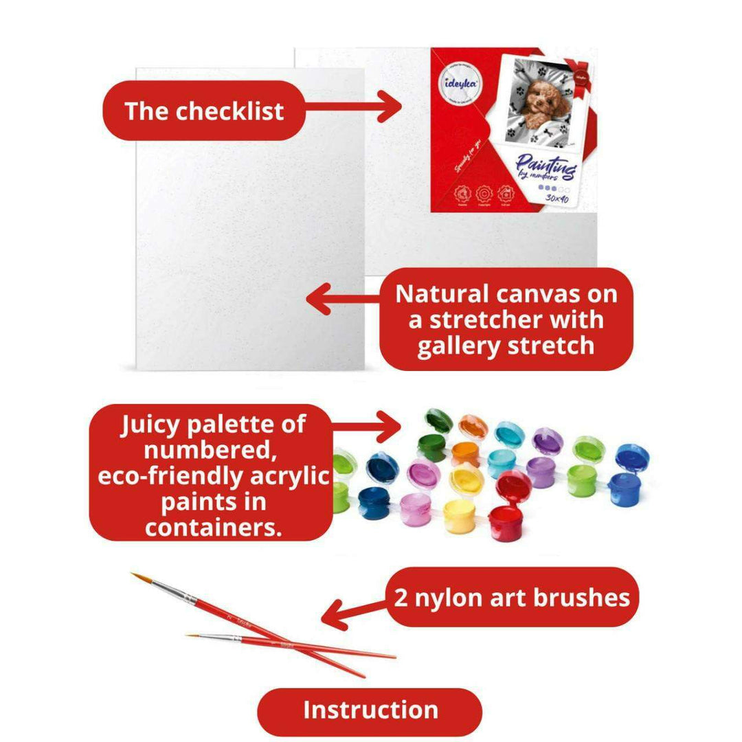 Painting by Numbers kit Rainy London KHO3599