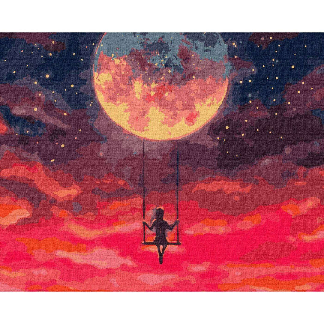 Painting by Numbers kit Space swing KHO5045