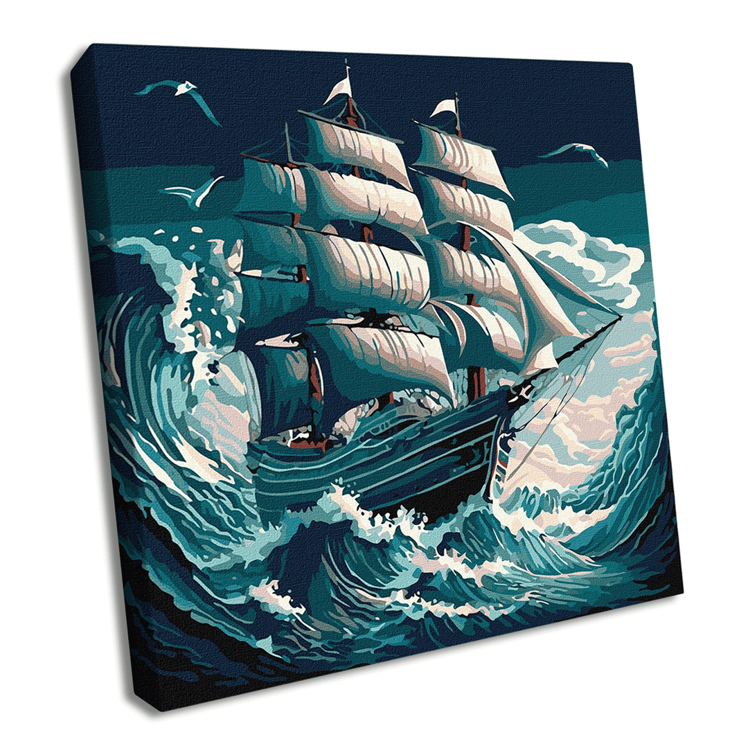 Painting by Numbers kit Storm on the sea KHO2775