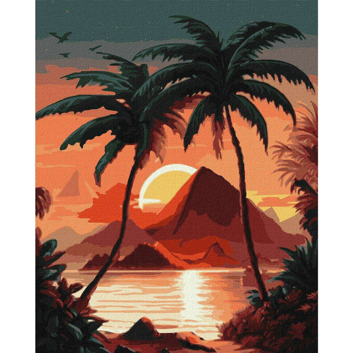 Painting by Numbers kit Sunrise by the sea KHO2771