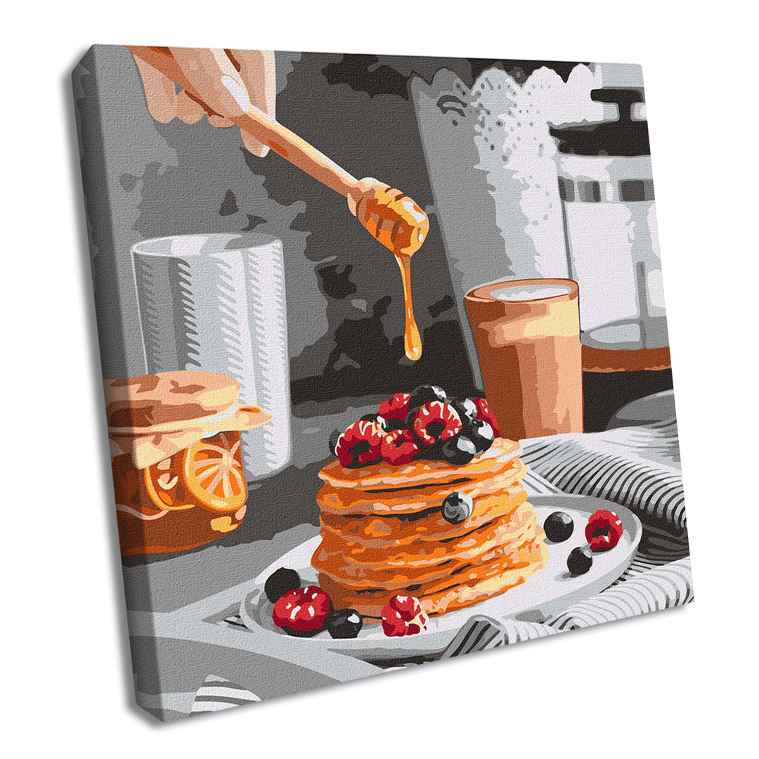 Painting by Numbers kit Sweet pancakes KHO5618