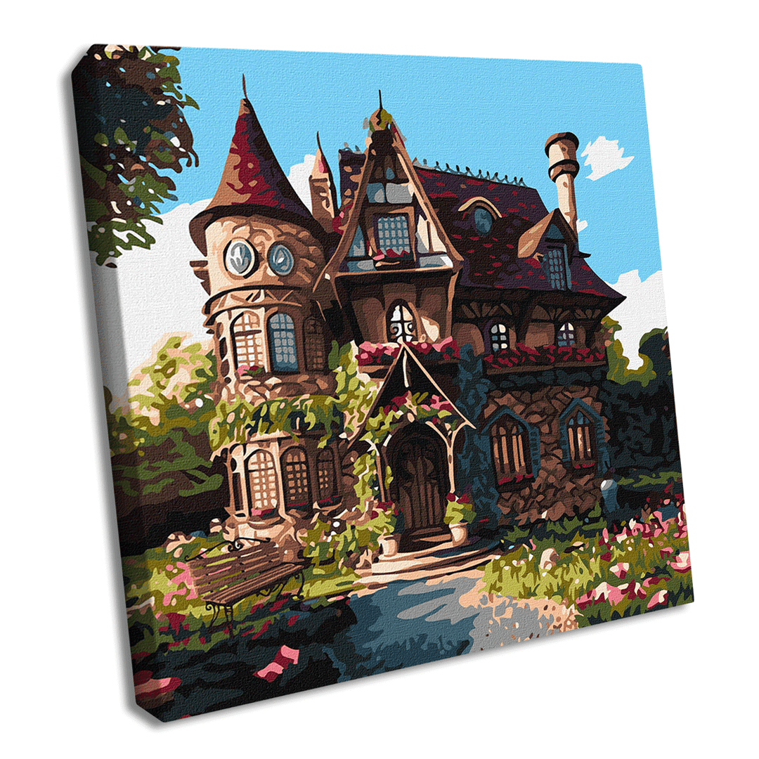 Painting by Numbers kit The cozy palace KHO6330