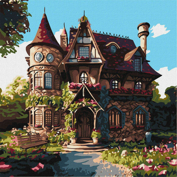 Painting by Numbers kit The cozy palace KHO6330