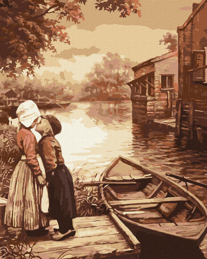 Painting by Numbers kit The first kiss KHO4976