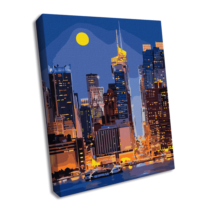 Painting by Numbers kit The streets of Manhattan KHO3611