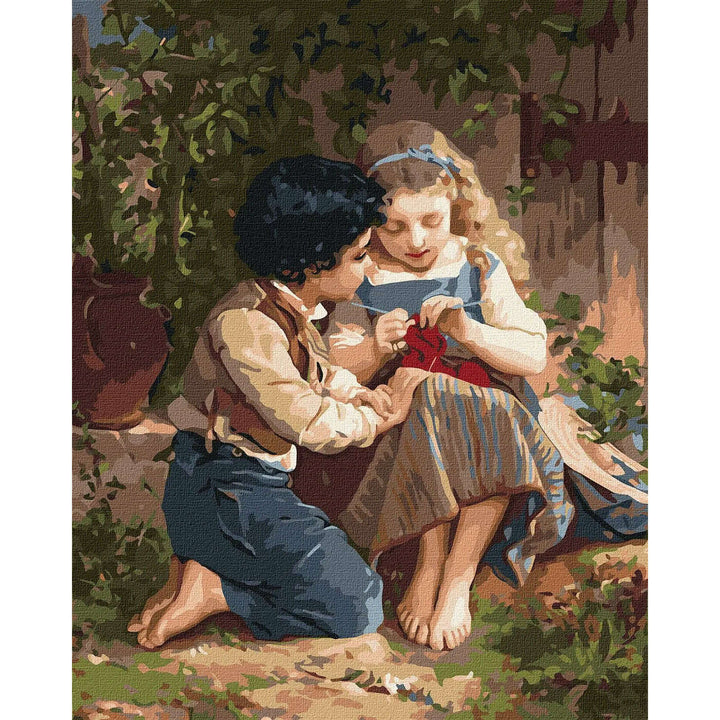 Painting by Numbers kit Together in the garden KHO8357