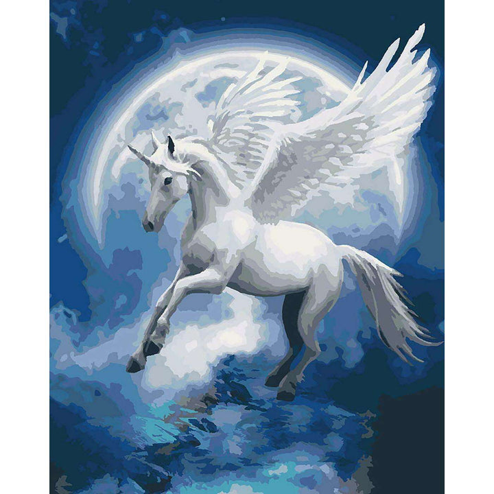 Painting by Numbers kit Unicorn constellation KHO4022