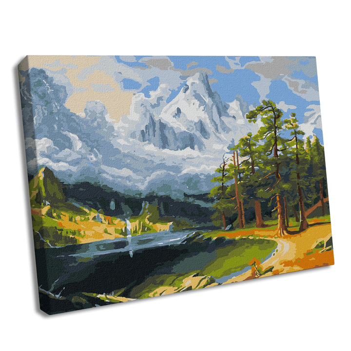 Painting by Numbers kit Winter breathing KHO2815