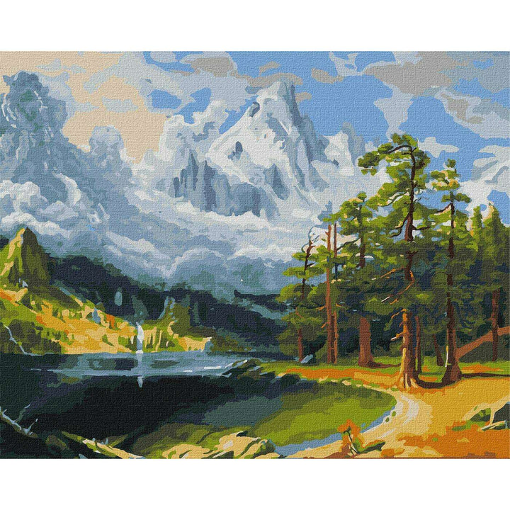 Painting by Numbers kit Winter breathing KHO2815