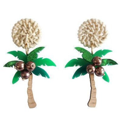 Palm Tree Earrings by Laliblue - Quirks!