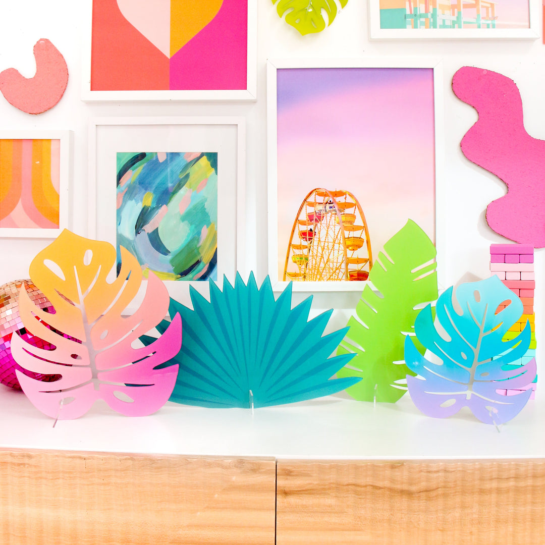 Large Acrylic Palm Leaves