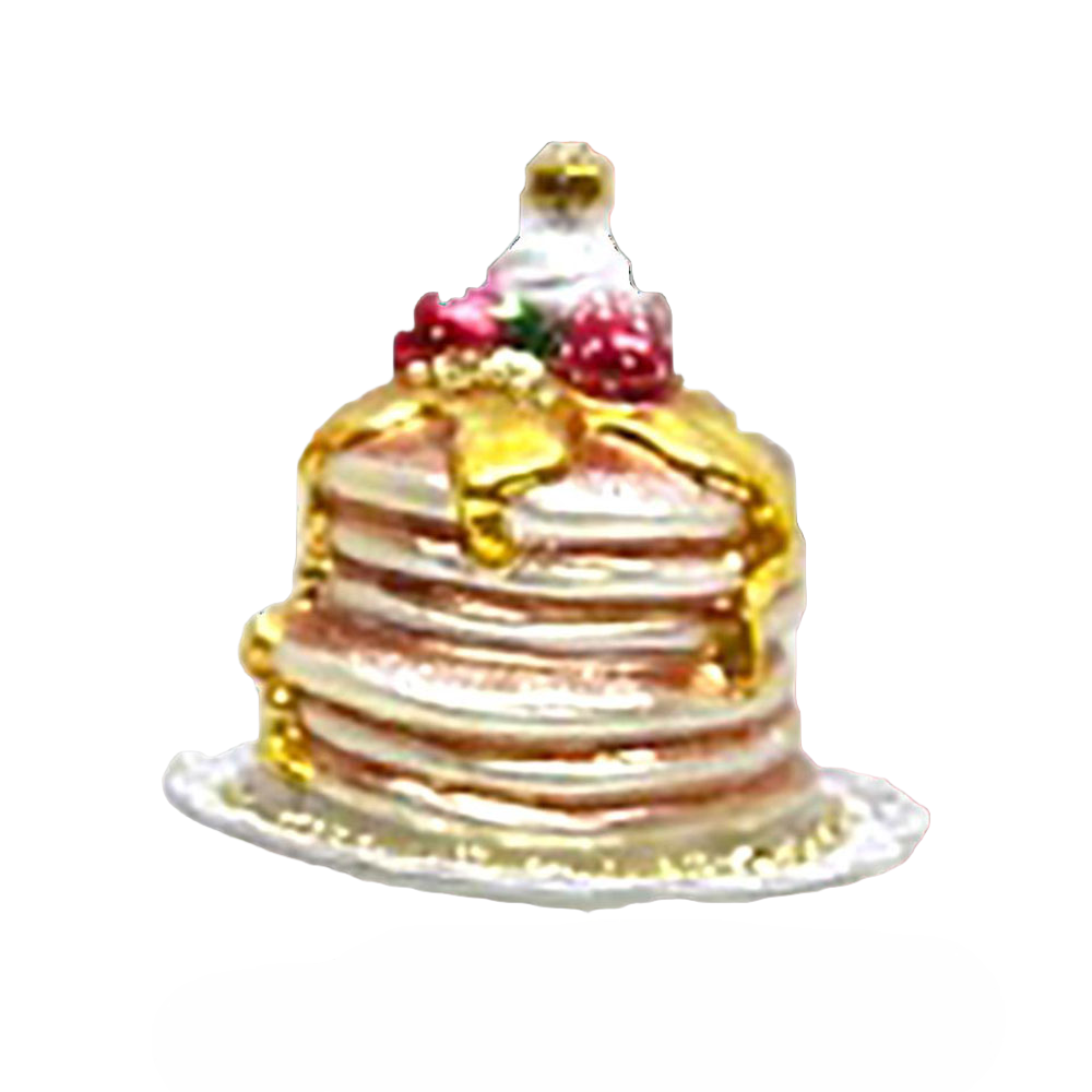Pancake Stack Ornament by December Diamonds