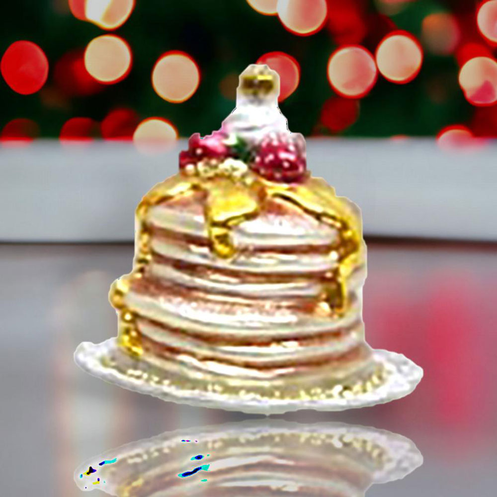 Pancake Stack Ornament by December Diamonds 