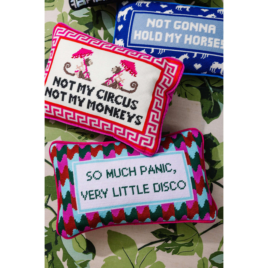 Panic at the Disco Needlepoint Pillow