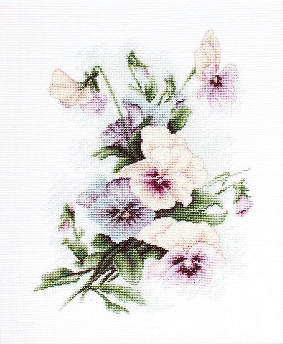 Pansies B2231L Counted Cross-Stitch Kit