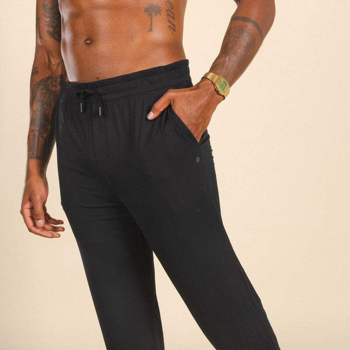 The Threat Level Midnight | Black SleepDeep™ Men’s Pajama Joggers