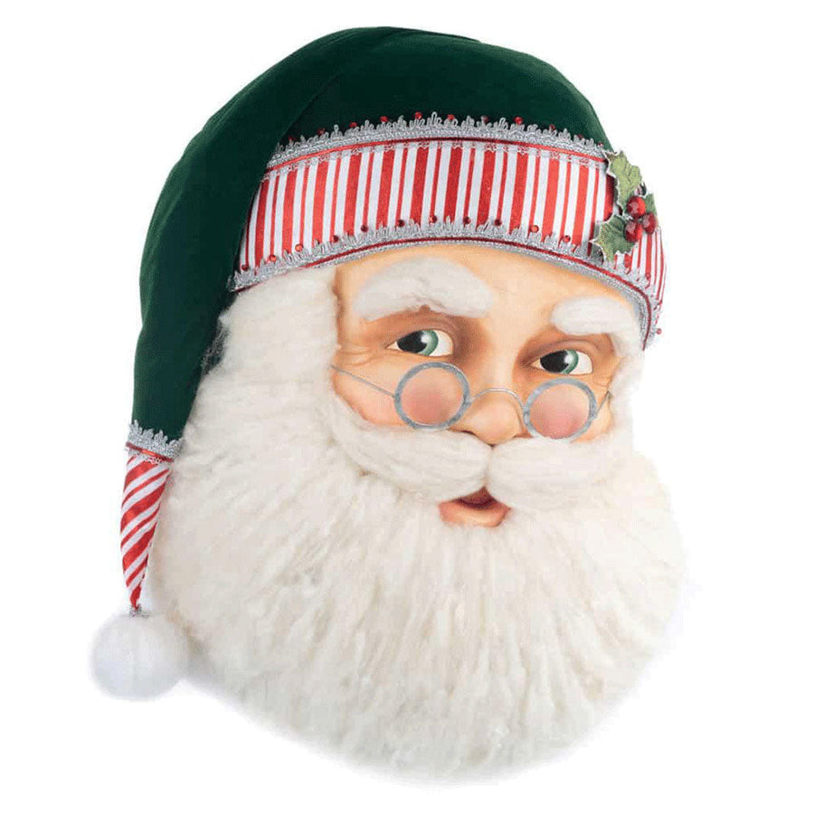 Papa Peppermint Santa Wall Mask by Katherine's Collection image