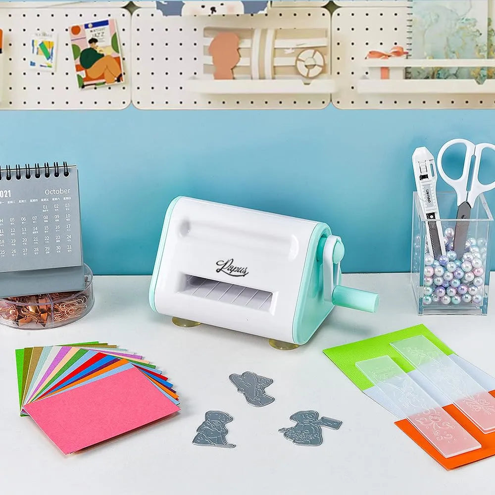 Mini Die Cutting & Embossing Machine Kit for Arts and Crafts, Scrapbooking for Card Making