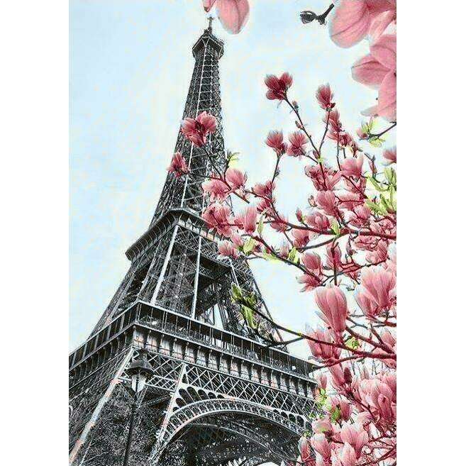 Paris CS128 7.9 x 11.8 inches Crafting Spark Diamond Painting Kit