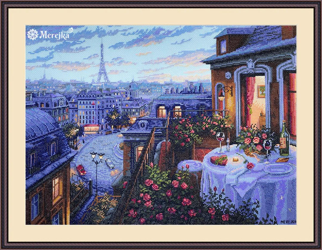 Paris Evening Deja Vu K-188 Counted Cross-Stitch Kit