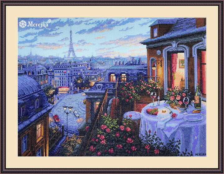 Paris Evening Deja Vu K-188 Counted Cross-Stitch Kit