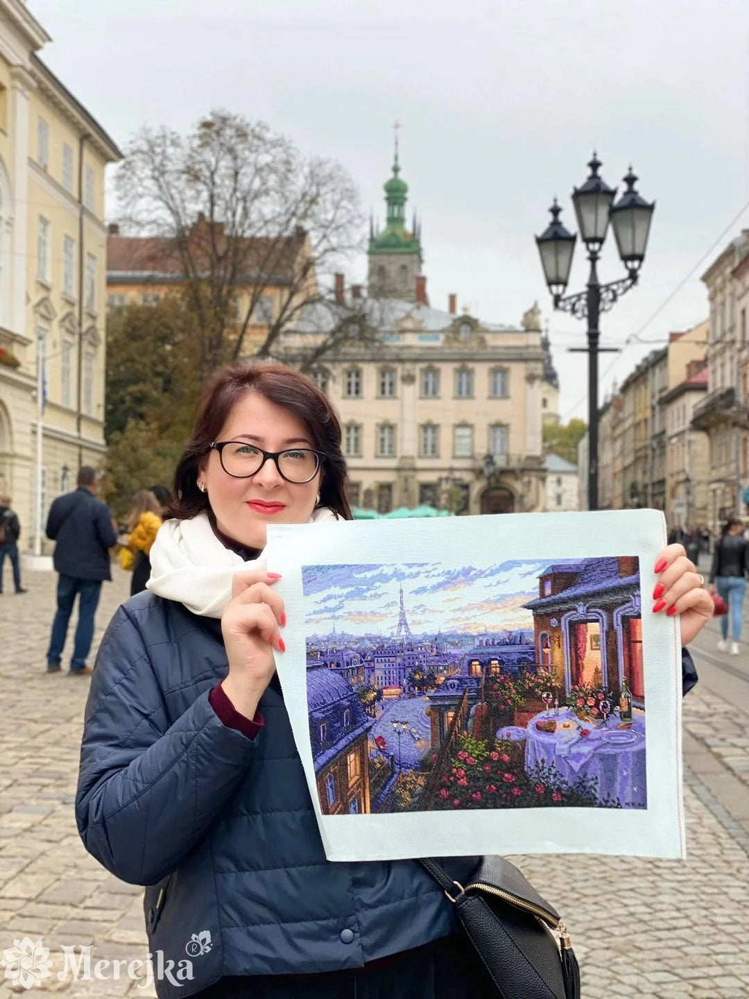 Paris Evening Deja Vu K-188 Counted Cross-Stitch Kit